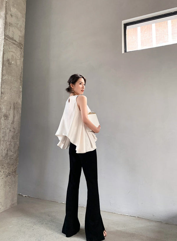 韓国ファッション SELCA-センタースリットフレアパンツ-2023ss-ptbk-05