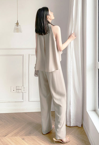 韓国ファッション SELCA-ホルターネックセットアップ-2023ss-su10-012