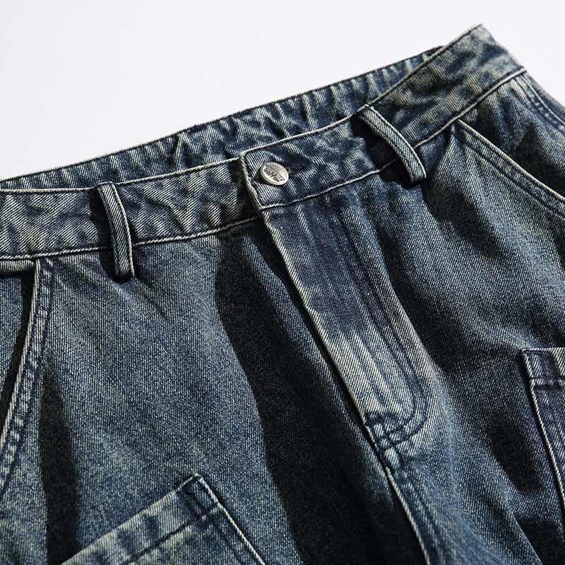 韓国ファッション SELCA-Retro wash straight length pants-mselca2024ss-096-02