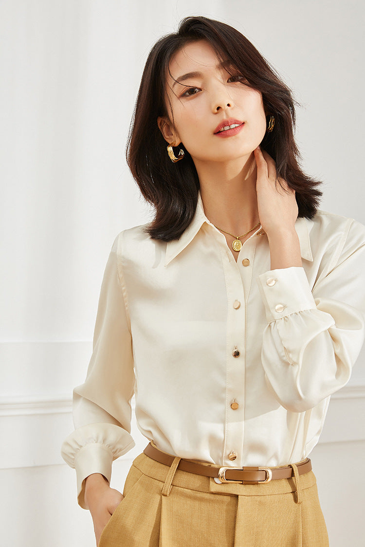 韓国ファッション SELCA-ドレープシャツ-2023aw-tp02-06