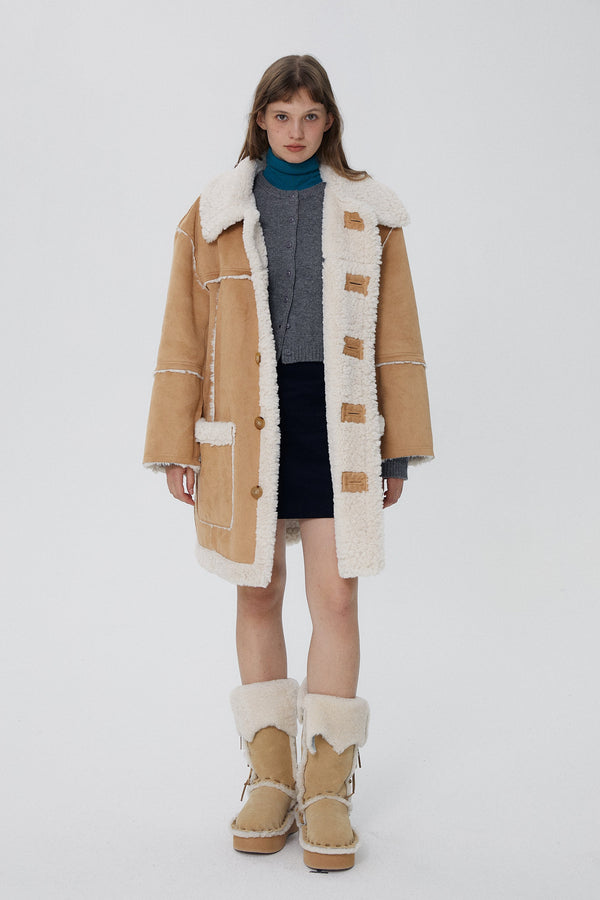 韓国ファッション SELCA-リバーシブルロングボアコート-2023aw-ou52-050