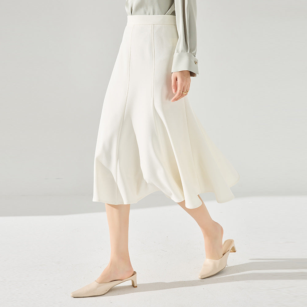 韓国ファッション SELCA-タックフレアスカート-2024ss-102-03
