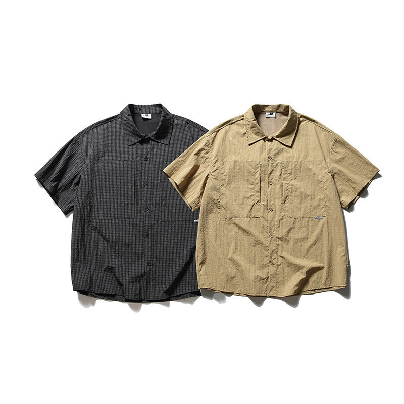 韓国ファッション SELCA-trendy pocket decoration design shirt-mselca2024ss-073-05