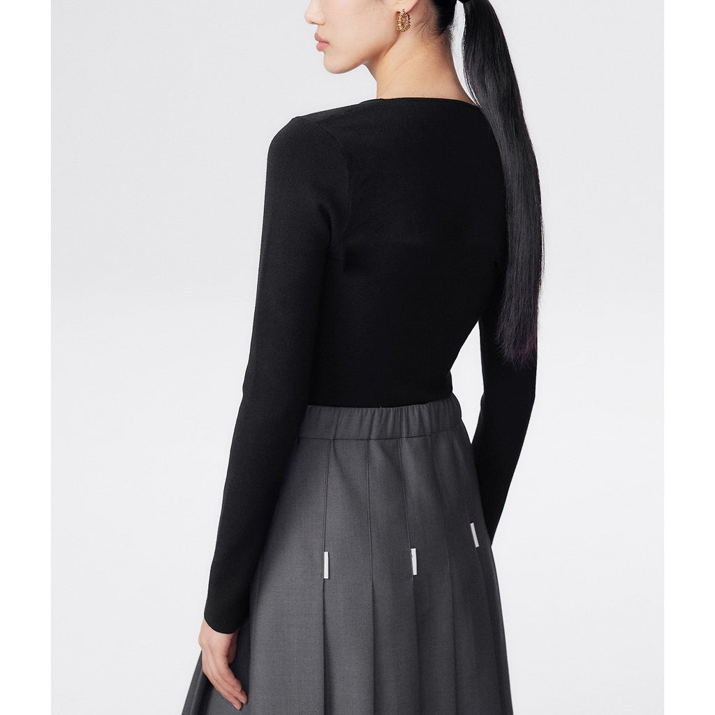 韓国ファッション SELCA-チャームニットトップス-2024ss-0025-04
