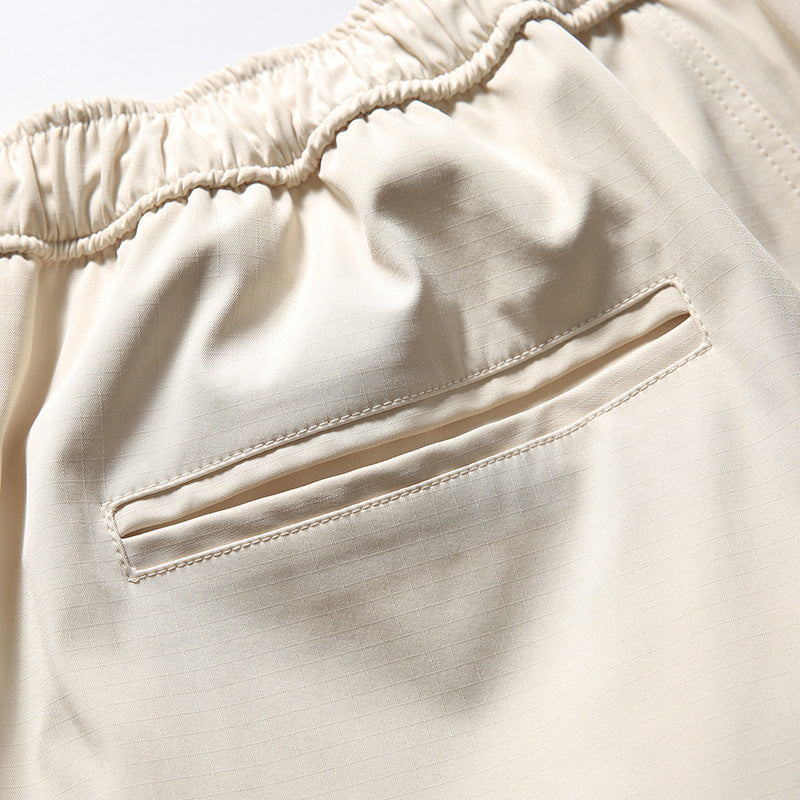 韓国ファッション SELCA-zipper pocket loose casual pants-mselca2024ss-077-010