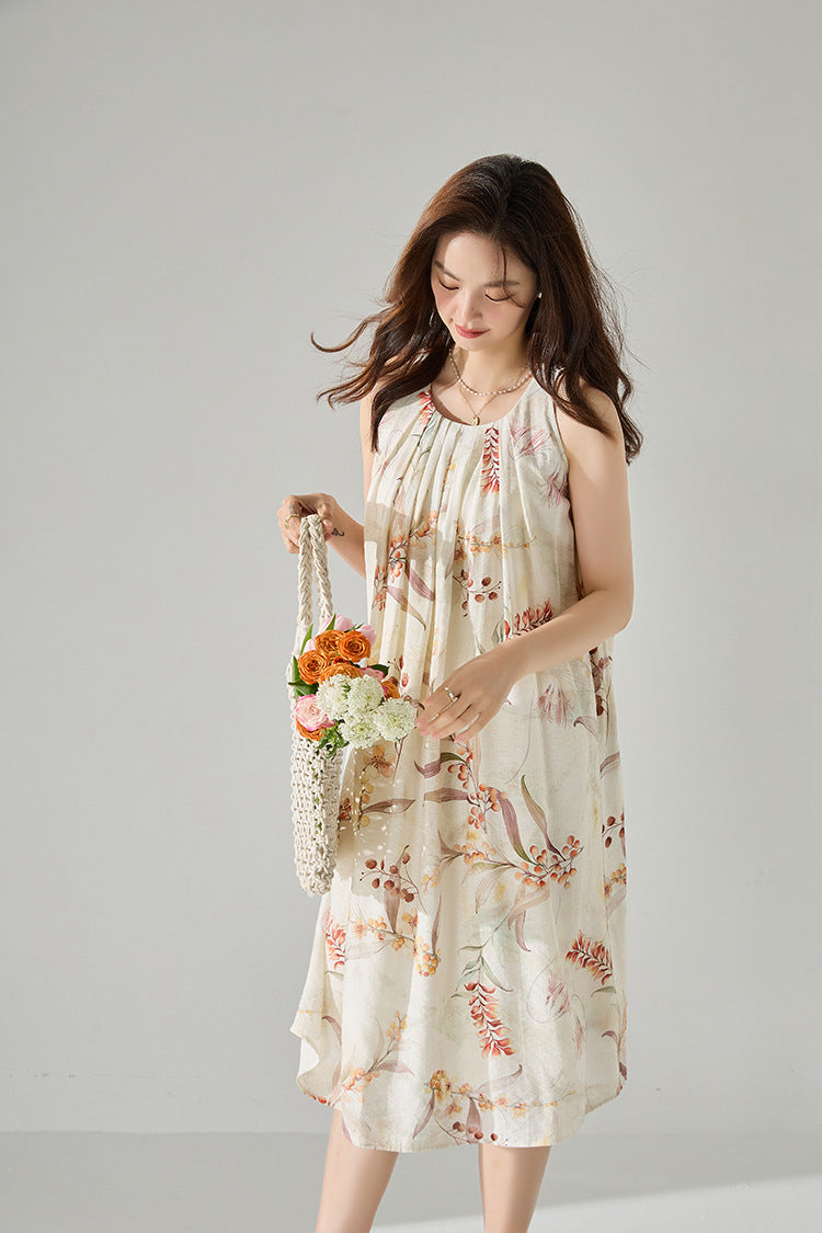 韓国ファッション SELCA-ホルターネックワンピース-2024ss-142-08