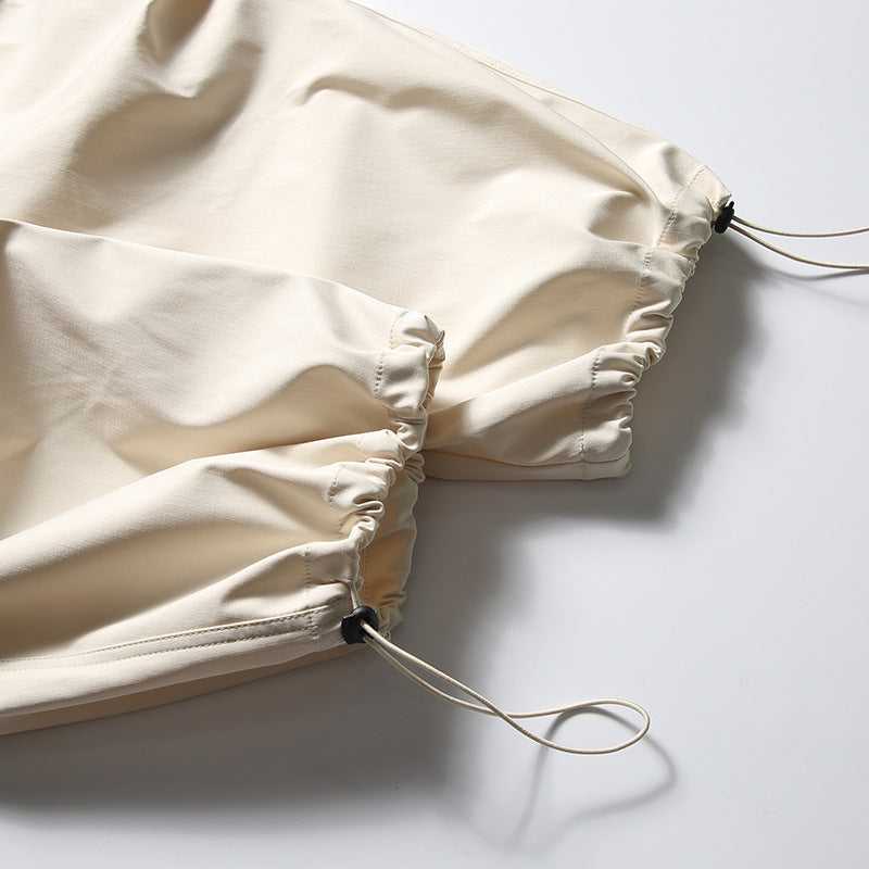 韓国ファッション SELCA-zipper pocket loose casual pants-mselca2024ss-077-015