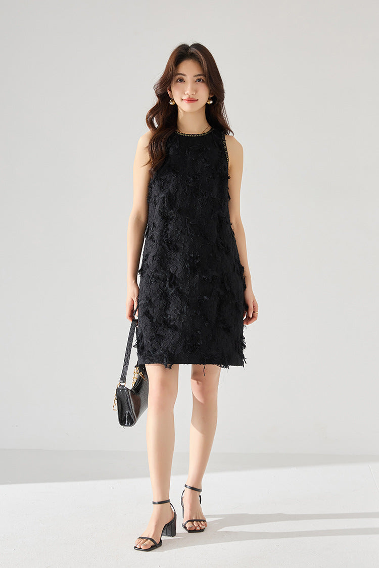 韓国ファッション SELCA-タッセルジャカードワンピース-2024ss-87-011