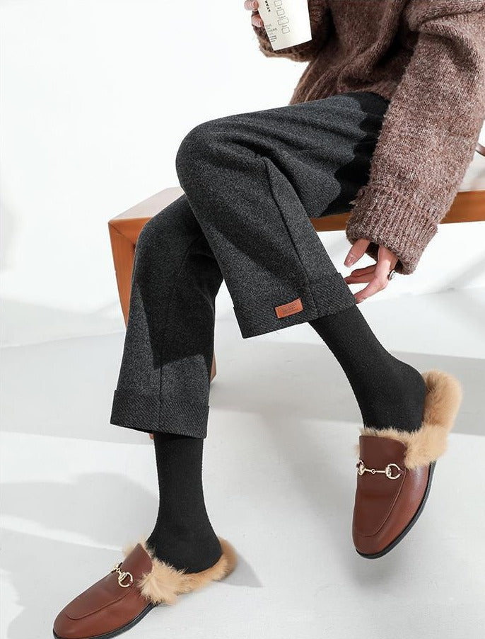 韓国ファッション SELCA-ローカットウールパンツ-2023aw-pt10-015