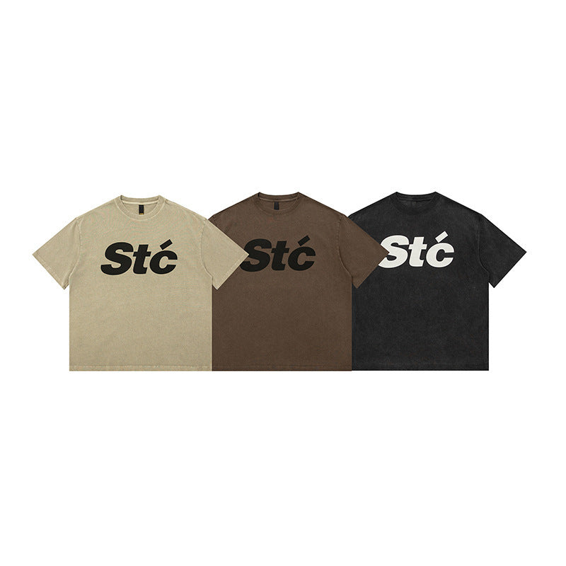 韓国ファッション SELCA-Stc halfsleeve T-shirt-mselca2024ss-034-04