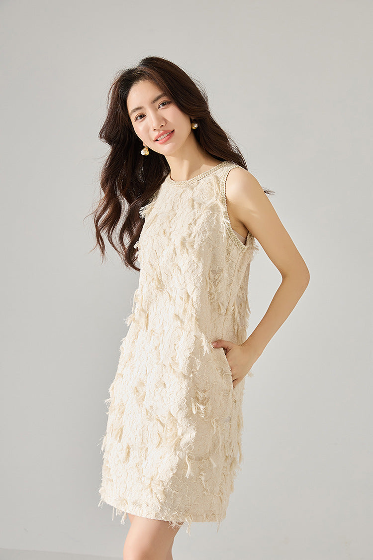 韓国ファッション SELCA-タッセルジャカードワンピース-2024ss-87-017