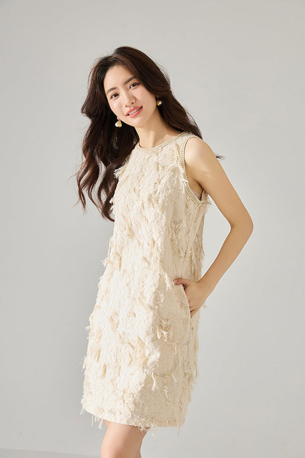 韓国ファッション SELCA-タッセルジャカードワンピース-2024ss-87-017