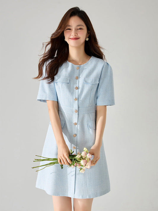 韓国ファッション SELCA-フレンチミニワンピース-2024ss-96-01