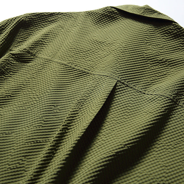 韓国ファッション SELCA-Multi-pocket design loose shirt-mselca2024ss-072-026