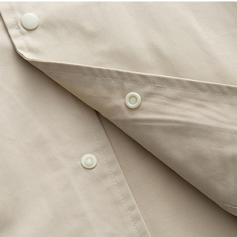 韓国ファッション SELCA-double pocket casual shirt-mselca2024ss-0110-011