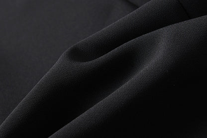 韓国ファッション SELCA-ブラックAラインスカート-2024ss-79-017
