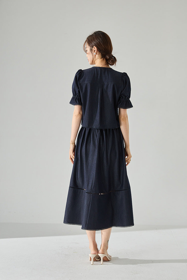 韓国ファッション SELCA-デザインデニムスカート-2024ss-201-07