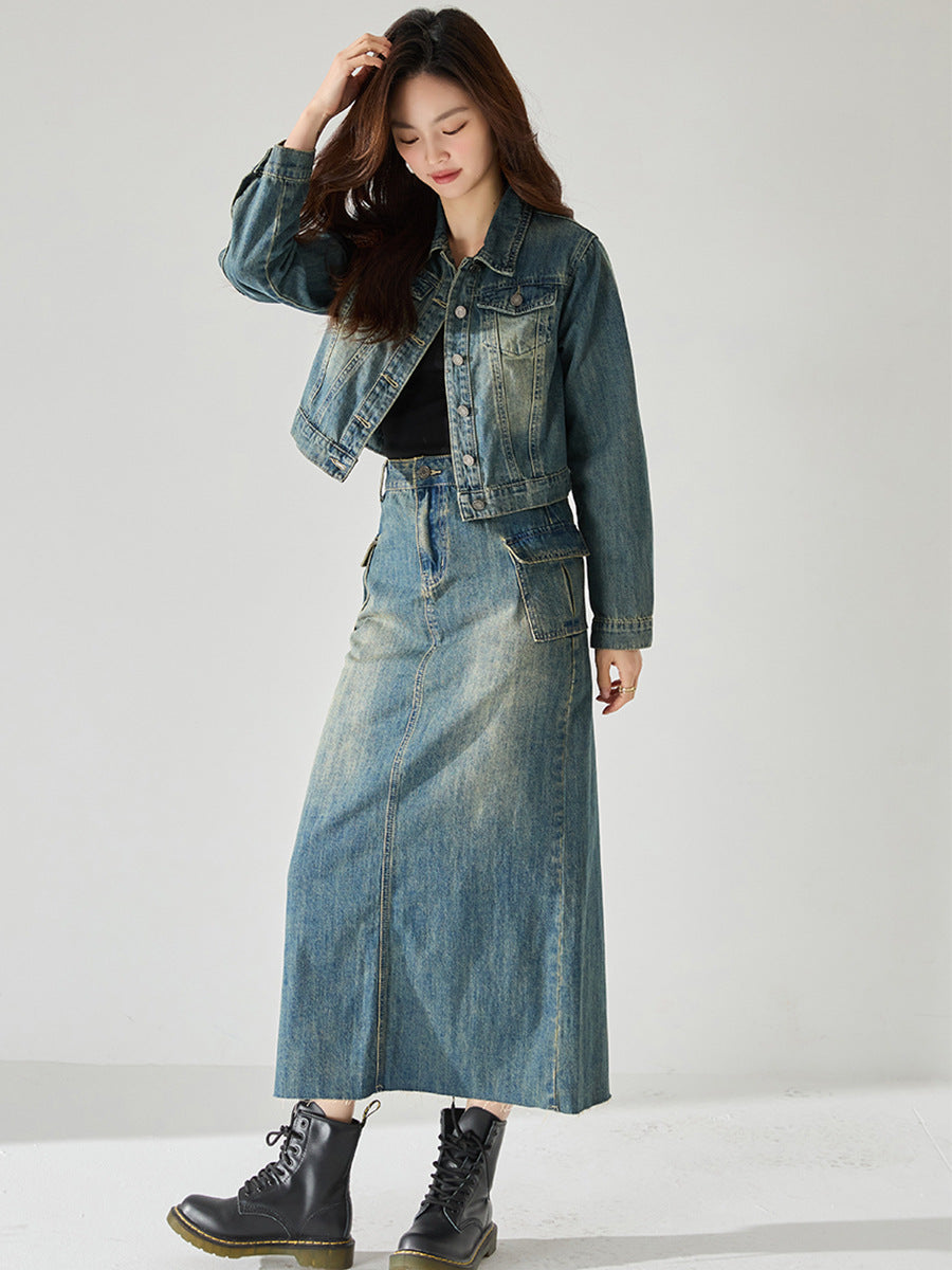 韓国ファッション SELCA-ツーピースデニムスーツ-2024ss-82-03