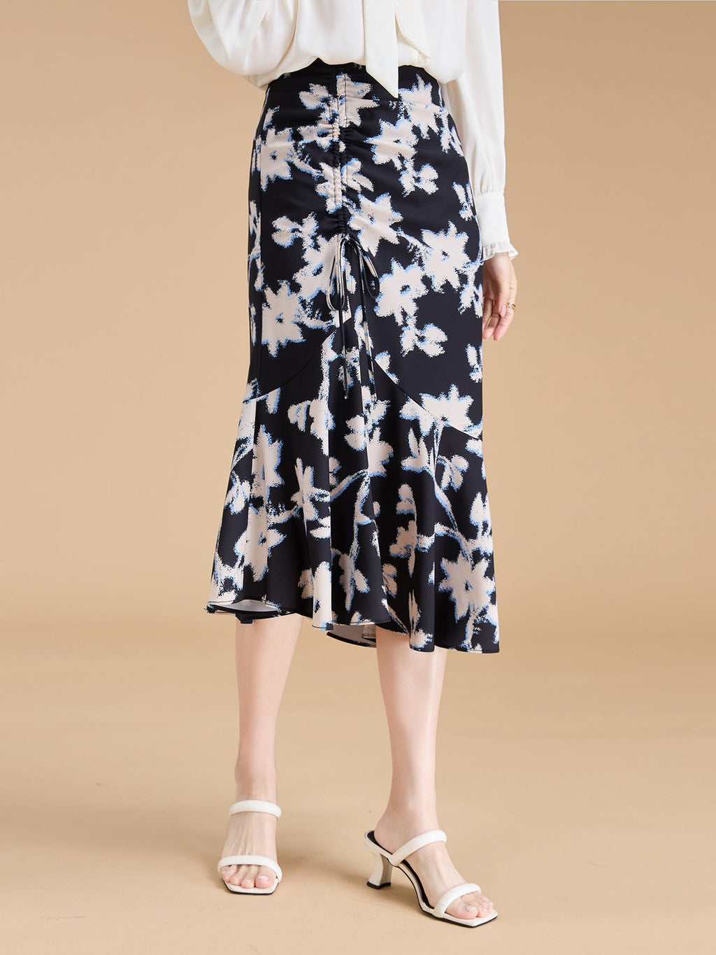 韓国ファッション SELCA-マーメイドスリム Aラインスカート-2024ss-133-03