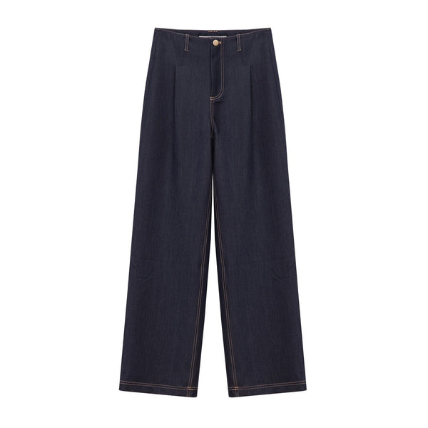 韓国ファッション SELCA-ステッチデニムセットアップ(トップス)-2024ss-005-06