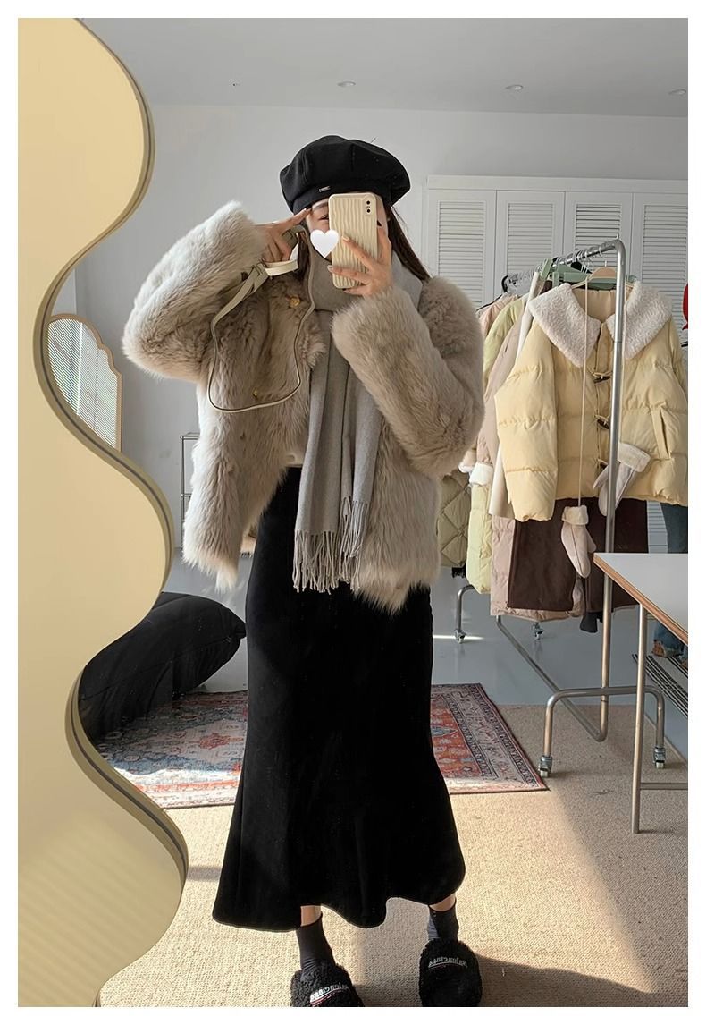 韓国ファッション SELCA-ファーコート-2023aw-ou42-013