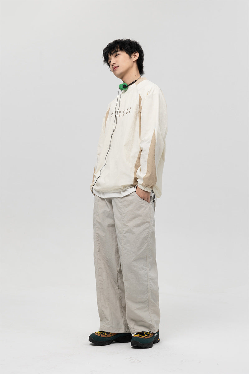 韓国ファッション SELCA-Long Sleeve Bicolor Shirt-mselca2024ss-004-011