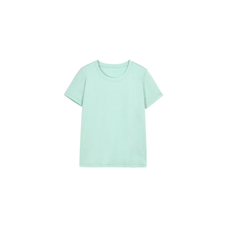 韓国ファッション SELCA-ラウンドネックTシャツ-2024ss-119-025