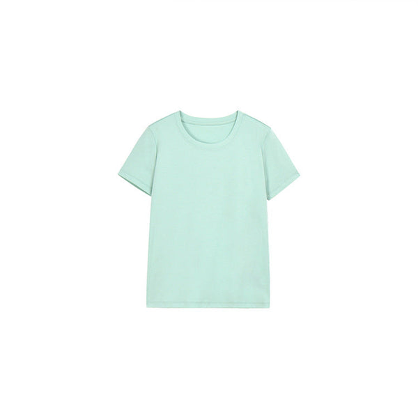 韓国ファッション SELCA-ラウンドネックTシャツ-2024ss-119-025