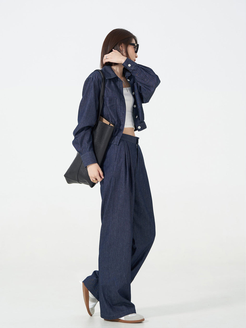 韓国ファッション SELCA-カジュアルデニムセットアップ-2024ss-0014-01