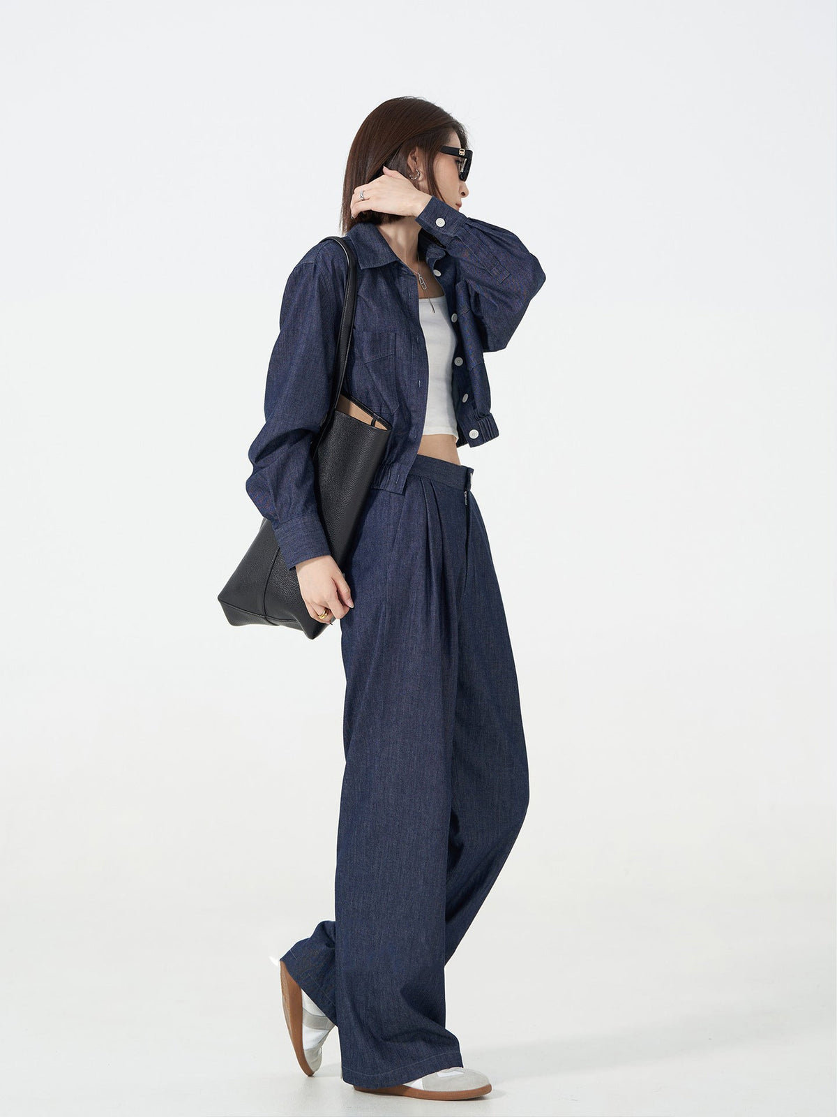 韓国ファッション SELCA-カジュアルデニムセットアップ-2024ss-0014-01