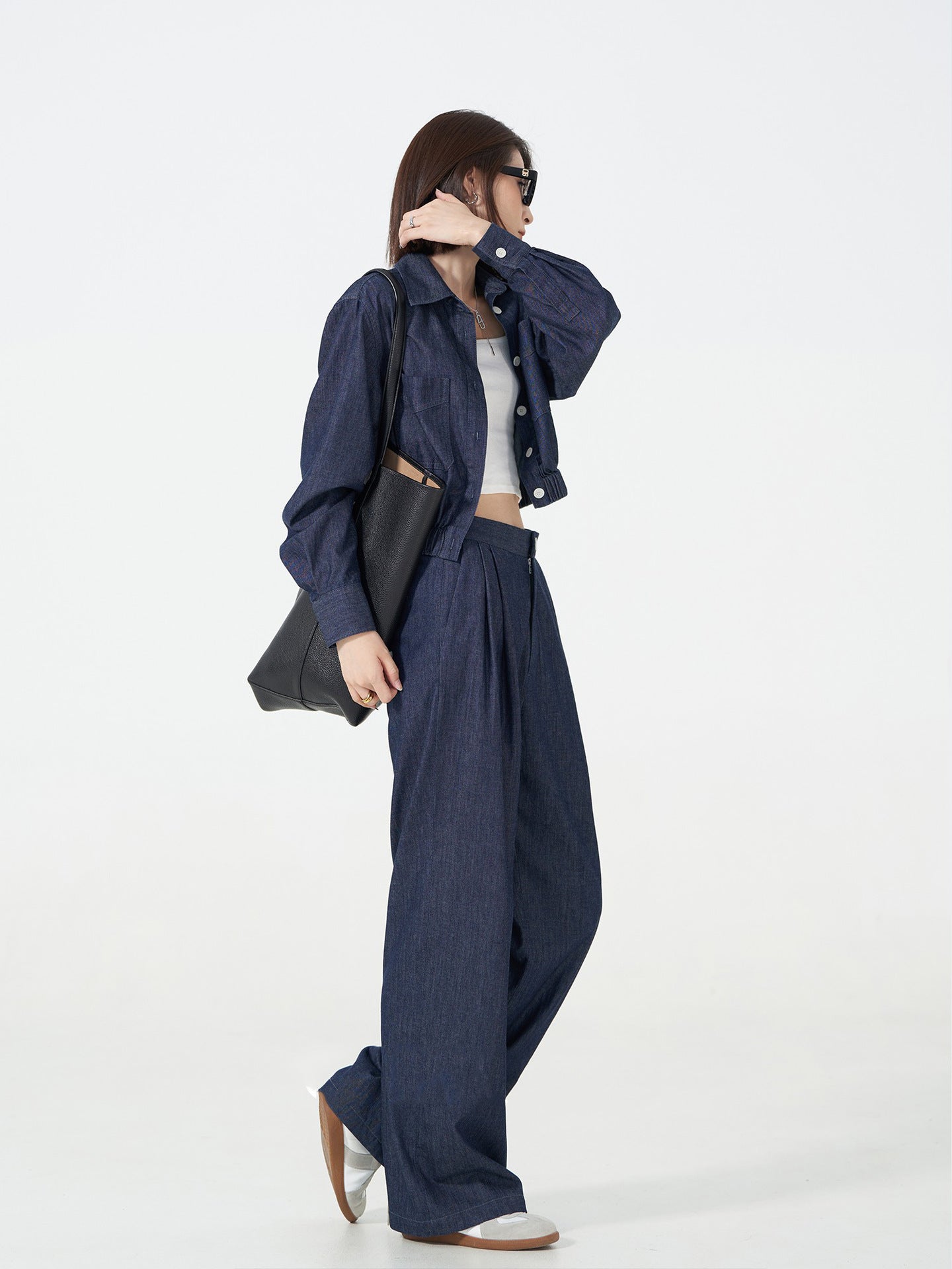 韓国ファッション SELCA-カジュアルデニムセットアップ-2024ss-0014-01