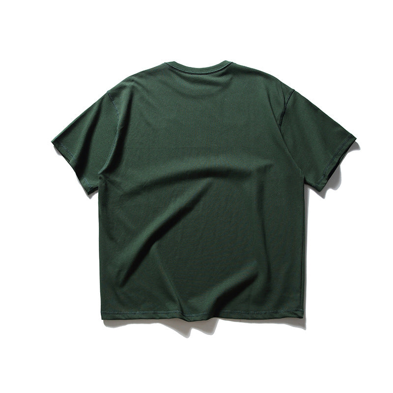 韓国ファッション SELCA-Colored cotton T-shirt-mselca2024ss-070-09