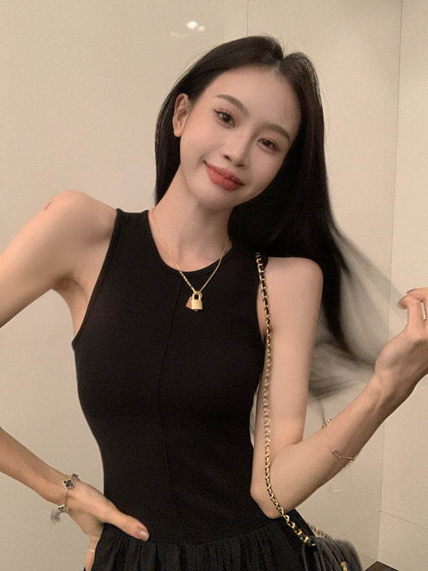 韓国ファッション SELCA-スポーティタイトワンピース-2023ss-op11-013