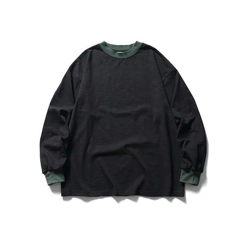 韓国ファッション SELCA-Bicolor song sleeve cut and sew-mselca2024ss-011-06