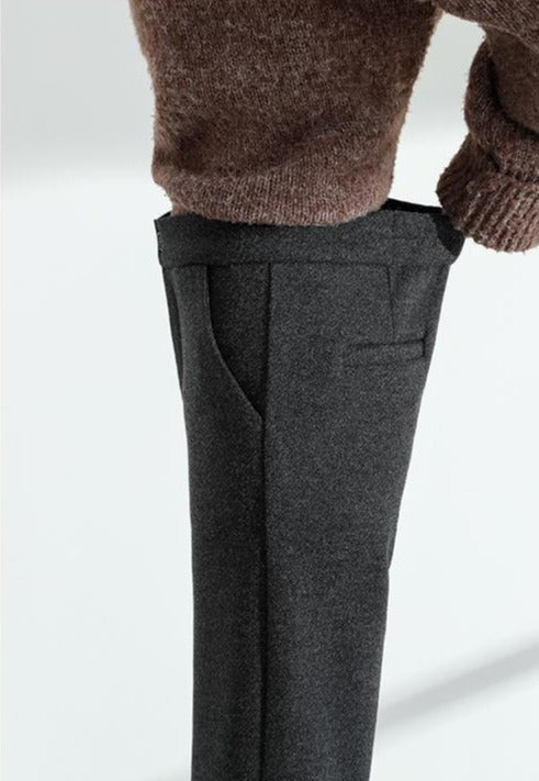韓国ファッション SELCA-ローカットウールパンツ-2023aw-pt10-016