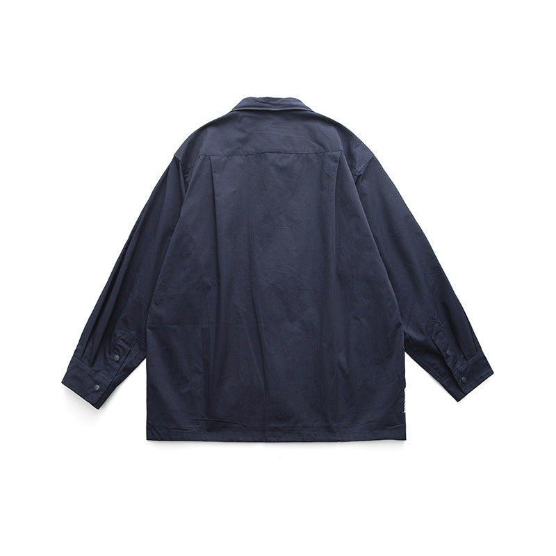 韓国ファッション SELCA-double pocket casual shirt-mselca2024ss-0110-04