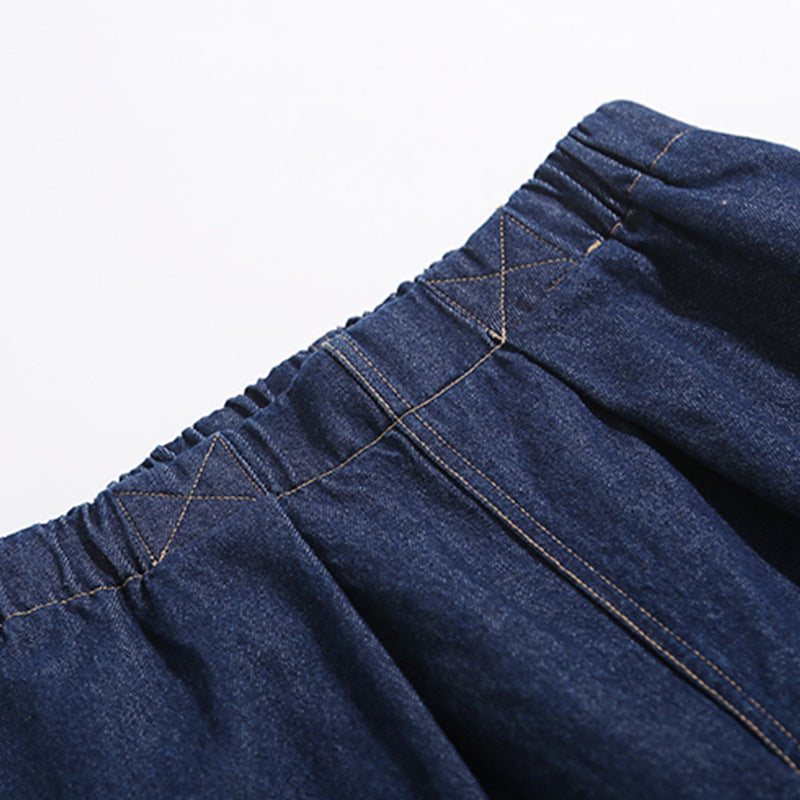 韓国ファッション SELCA-Washable waist double tuck city boy trousers-mselca2024ss-092-04