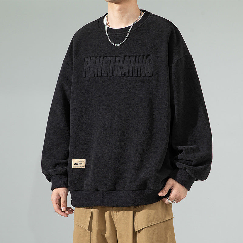 韓国ファッション SELCA-embossed logo sweatshirts-2024ss-tp01-05