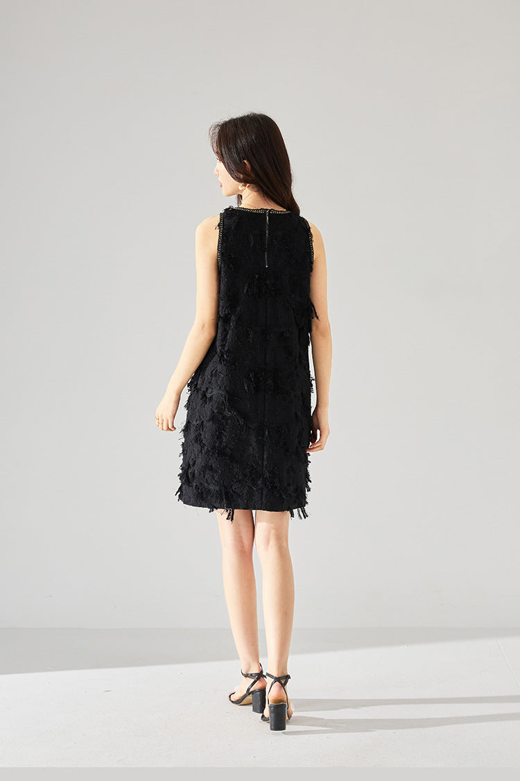 韓国ファッション SELCA-タッセルジャカードワンピース-2024ss-87-013