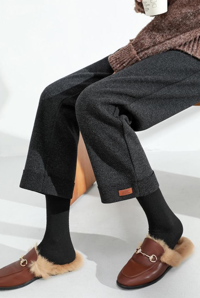 韓国ファッション SELCA-ローカットウールパンツ-2023aw-pt10-017