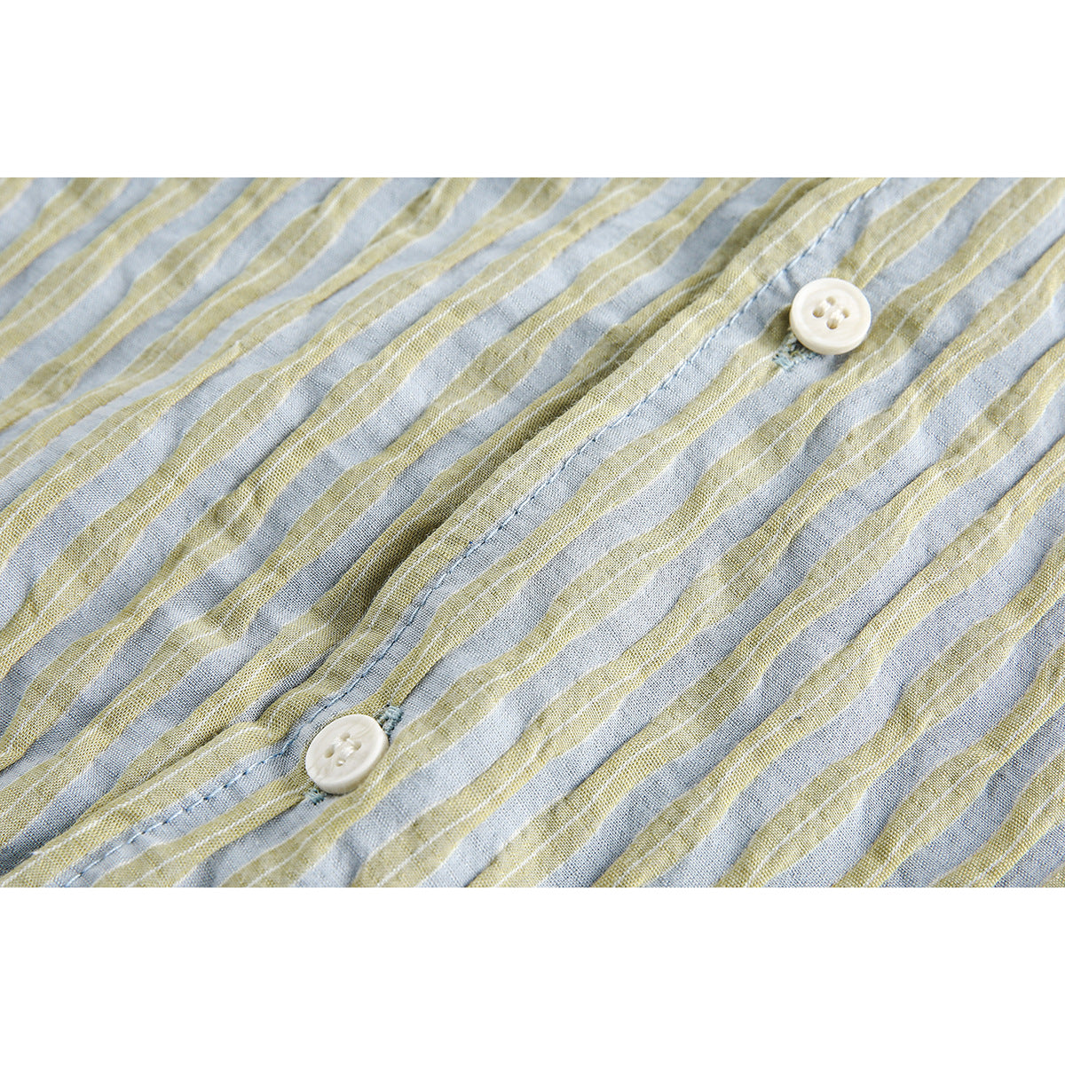 韓国ファッション SELCA-popcorn half casual shirt-mselca2024ss-0106-04