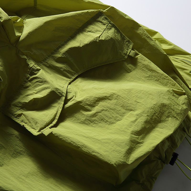 韓国ファッション SELCA-Multi-pocket design loose shirt-mselca2024ss-072-016