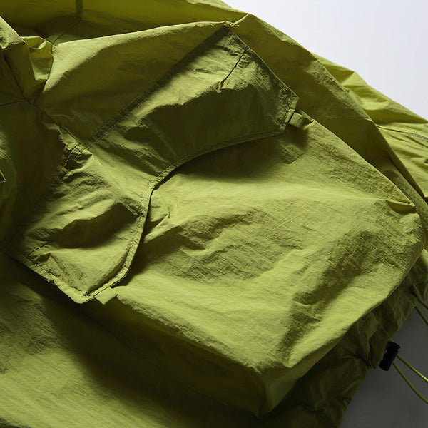 韓国ファッション SELCA-Multi-pocket design loose shirt-mselca2024ss-072-016