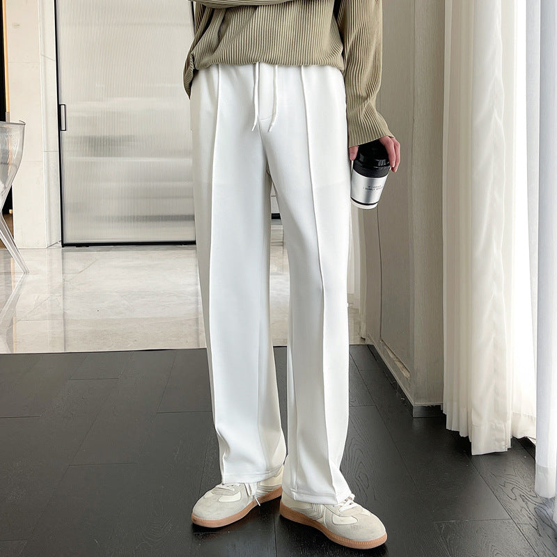 韓国ファッション SELCA-center line straight pants-2024ss-ps02-013