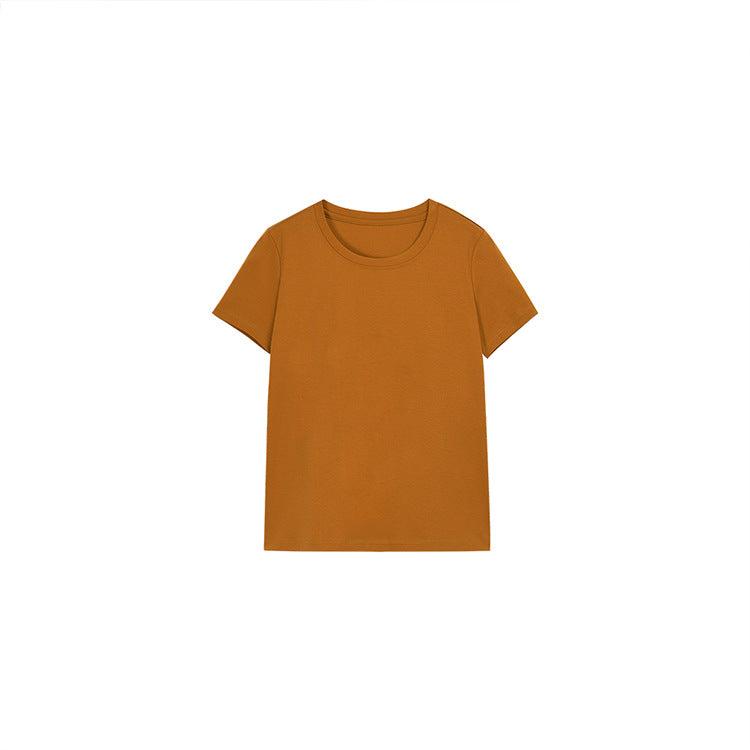 韓国ファッション SELCA-ラウンドネックTシャツ-2024ss-119-027