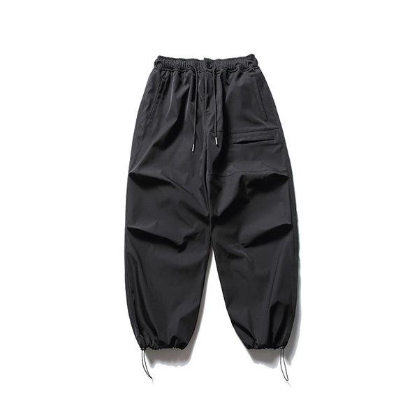 韓国ファッション SELCA-zipper pocket loose casual pants-mselca2024ss-077-02