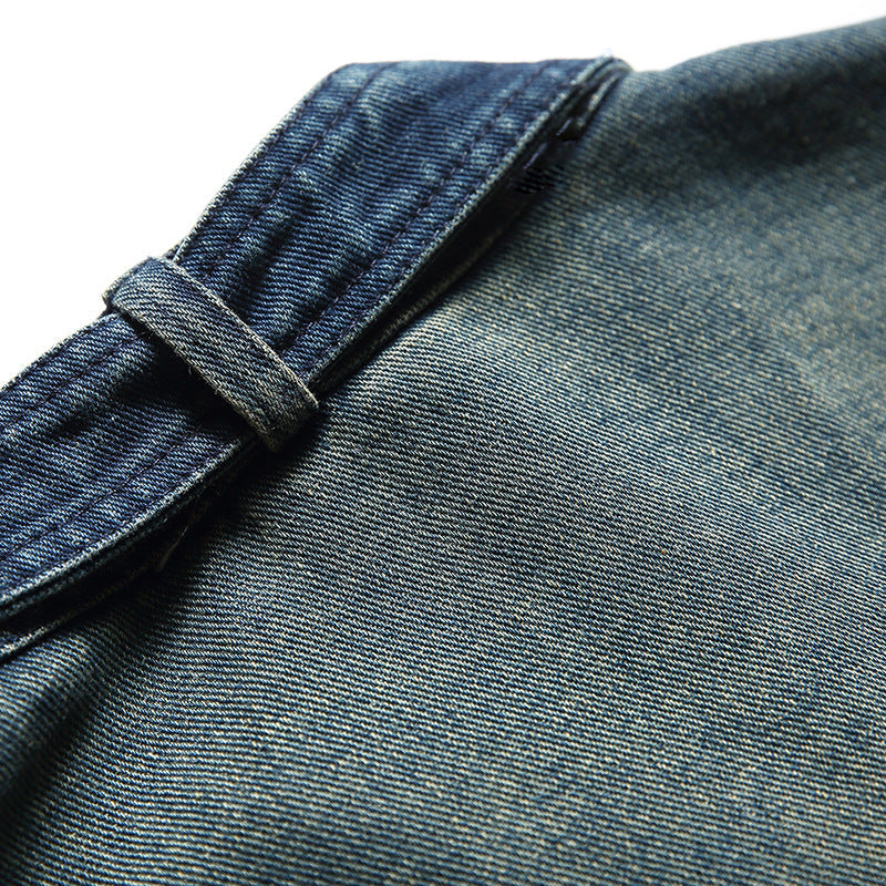 韓国ファッション SELCA-denim design jacket-mselca2024ss-0107-08