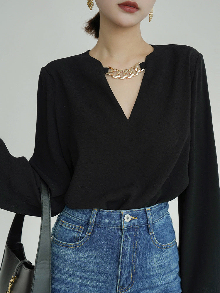 韓国ファッション SELCA-チェーントップ-2024ss-0055-04