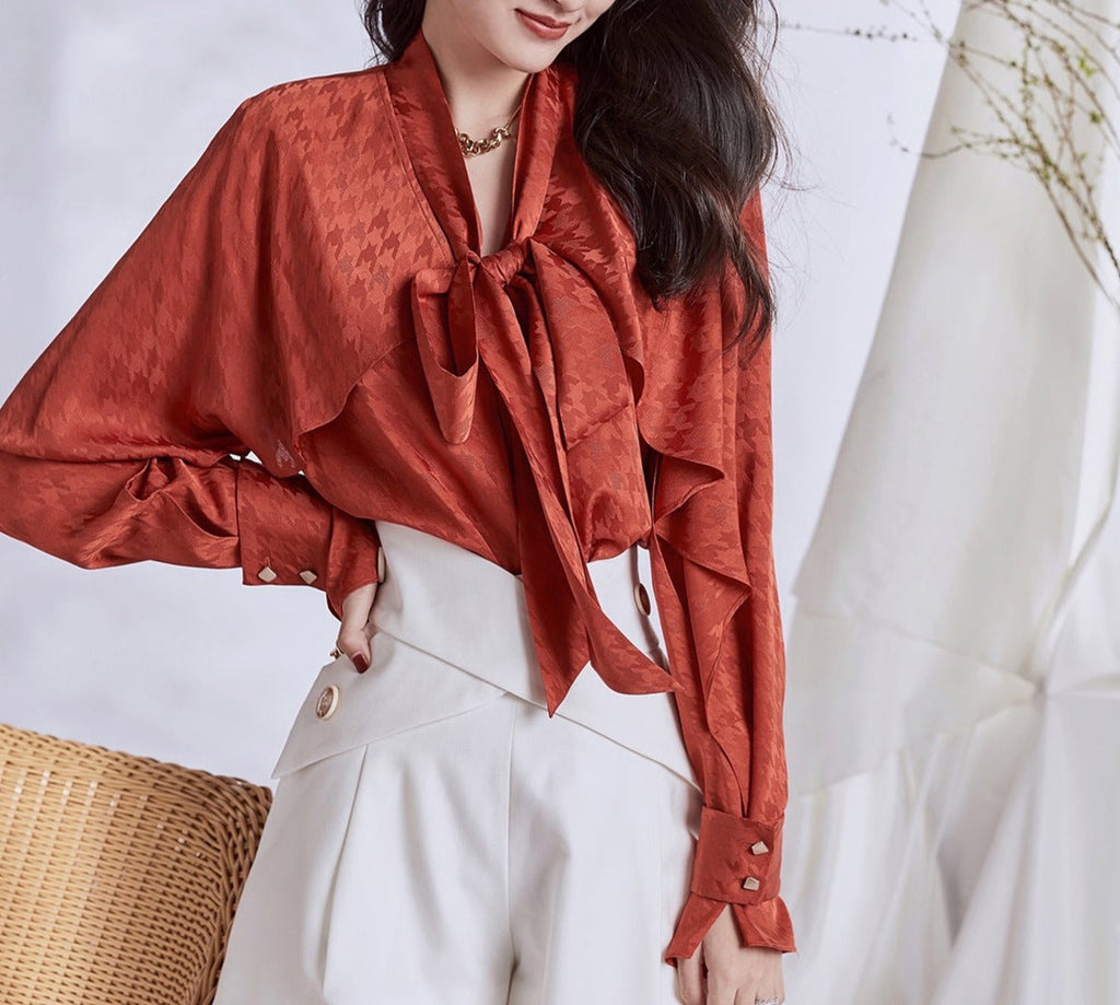 韓国ファッション SELCA-シフォンブラウス-2023ss-tp21-1-04
