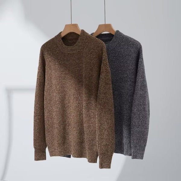 韓国ファッション SELCA-warm round neck sweater-mselca2024ss-048-03